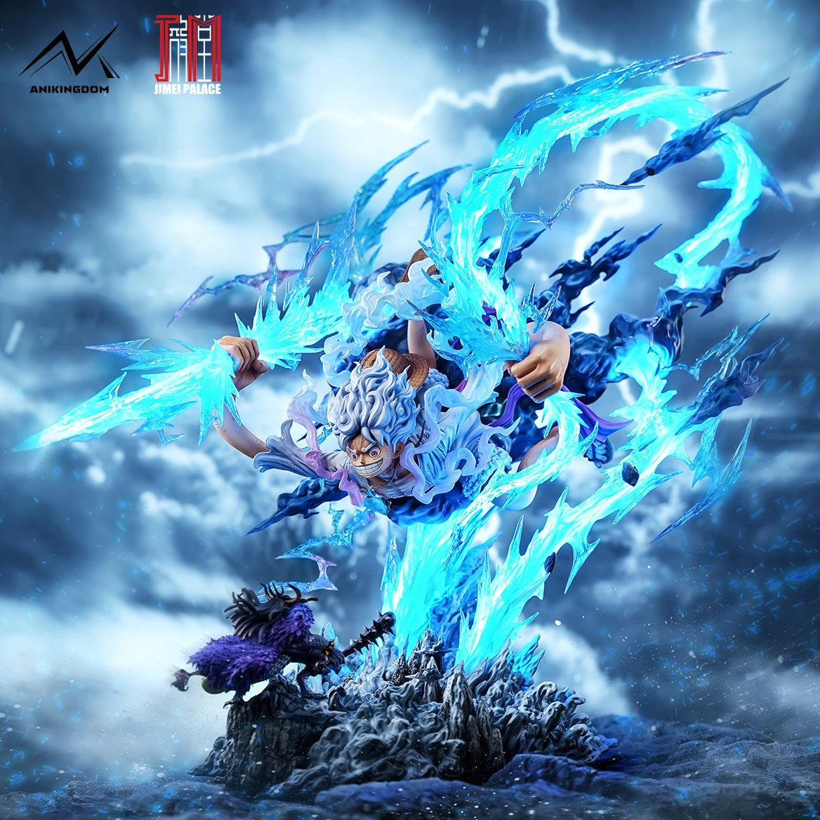 Preventa Resina Luffy "Gear 5" Figura One Piece Jimei Palace & ANIKINGDOM (Licencia) Estudio