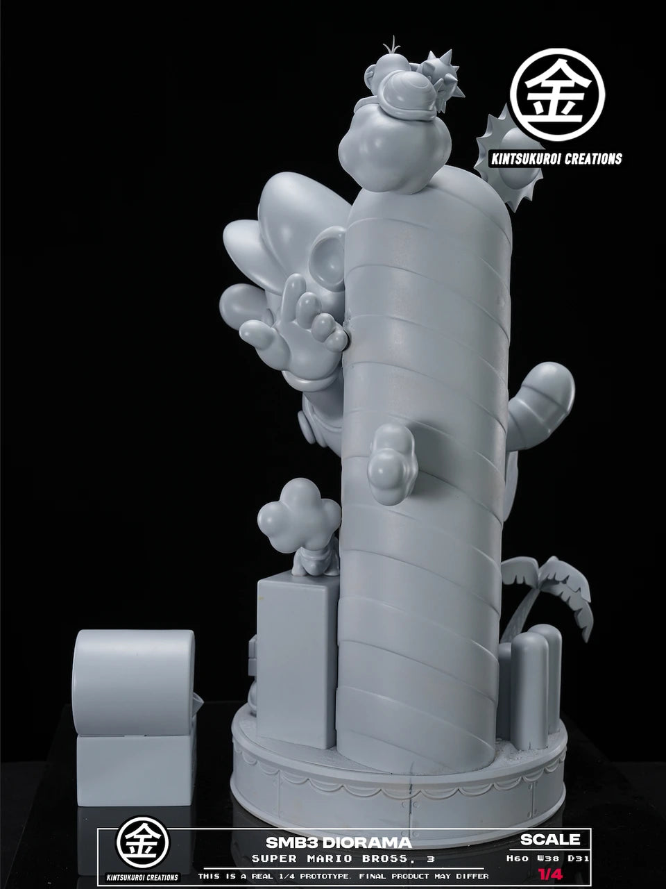 Preventa Resina Mario  Figura Super Mario Bros 3  Kintsukuroi Estudio