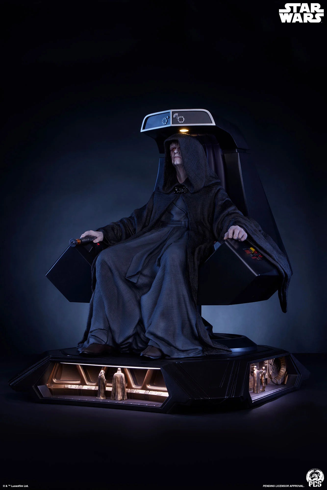 Preventa Resina Emperador Palpatine Figura Star Wars PCS (Licencia) Estudio