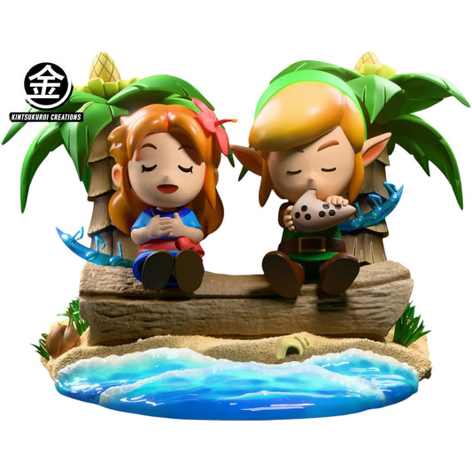 Preventa Resina Link & Marin Figura The Legend of Zelda: Link's Awakening  Kintsukuroi Creations Estudio