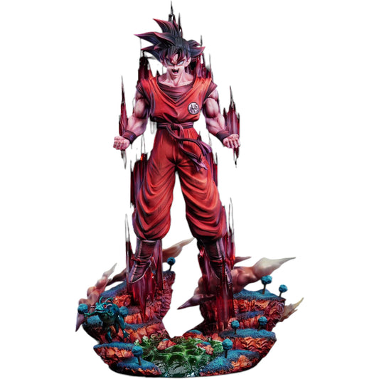 Preventa Resina Goku "Kaioken" Figura Dragon Ball Xu Jie Estudio