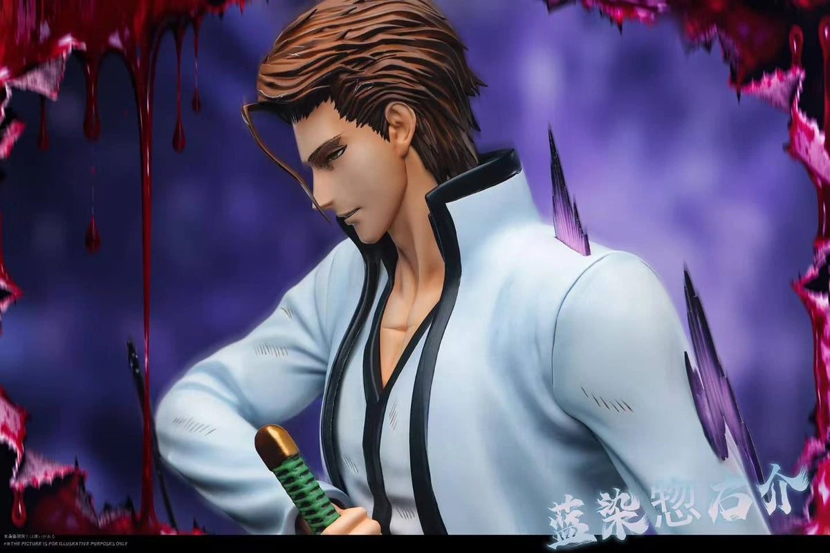 Preventa Resina Sosuke Aizen Figura Bleach 1/6, 1/4 Whatever  Estudio