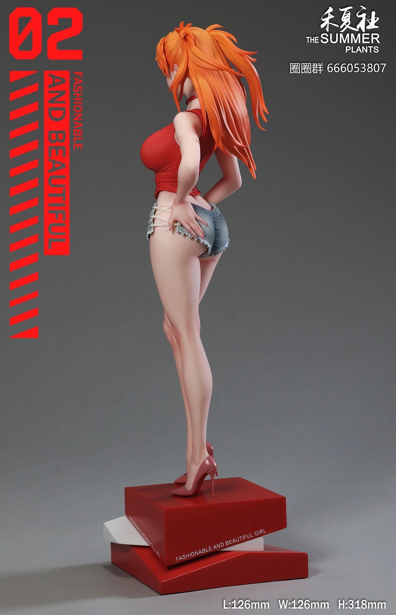 Preventa Resina Asuka Figura Evangelion The Summer Plants Estudio