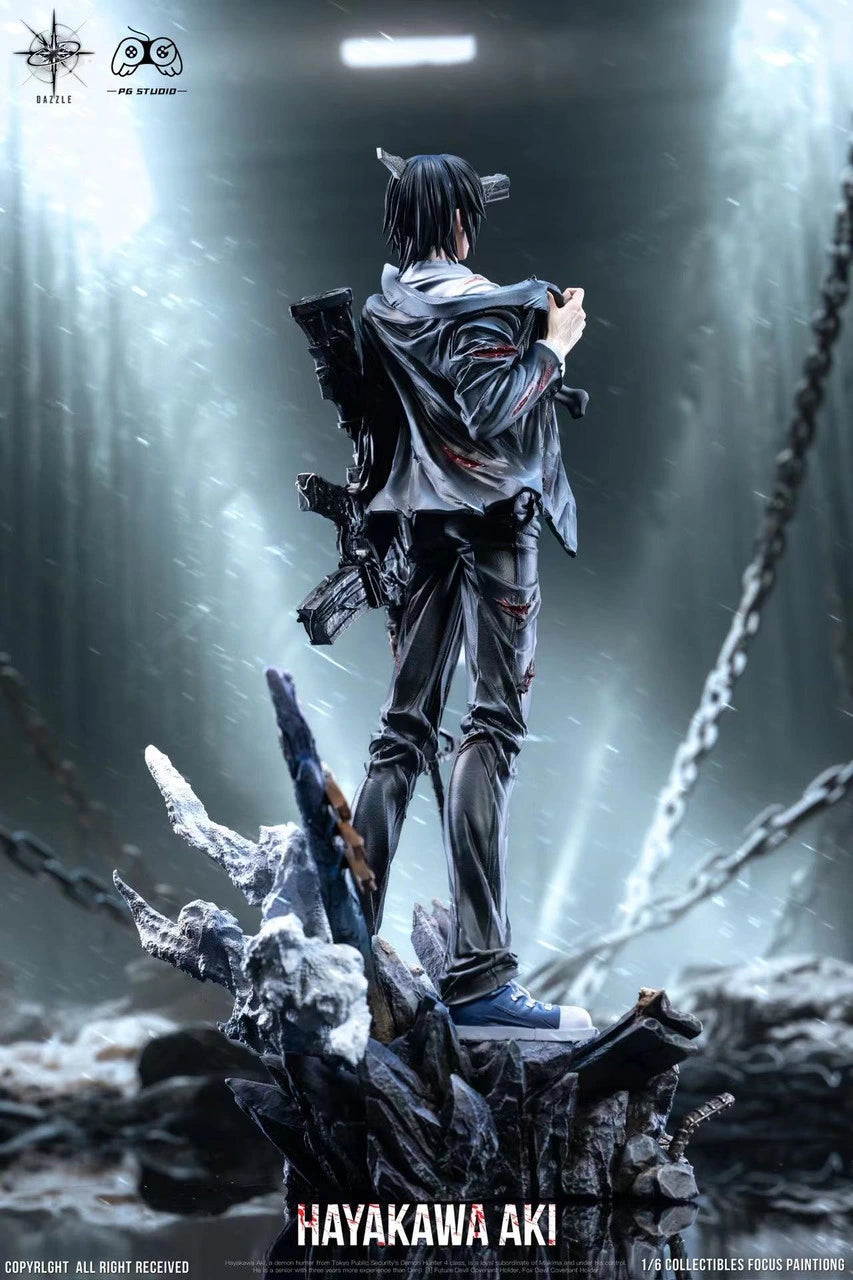 Preventa Resina Aki Hayakawa Figura Chainsaw Man Dazzke & PG Estudio