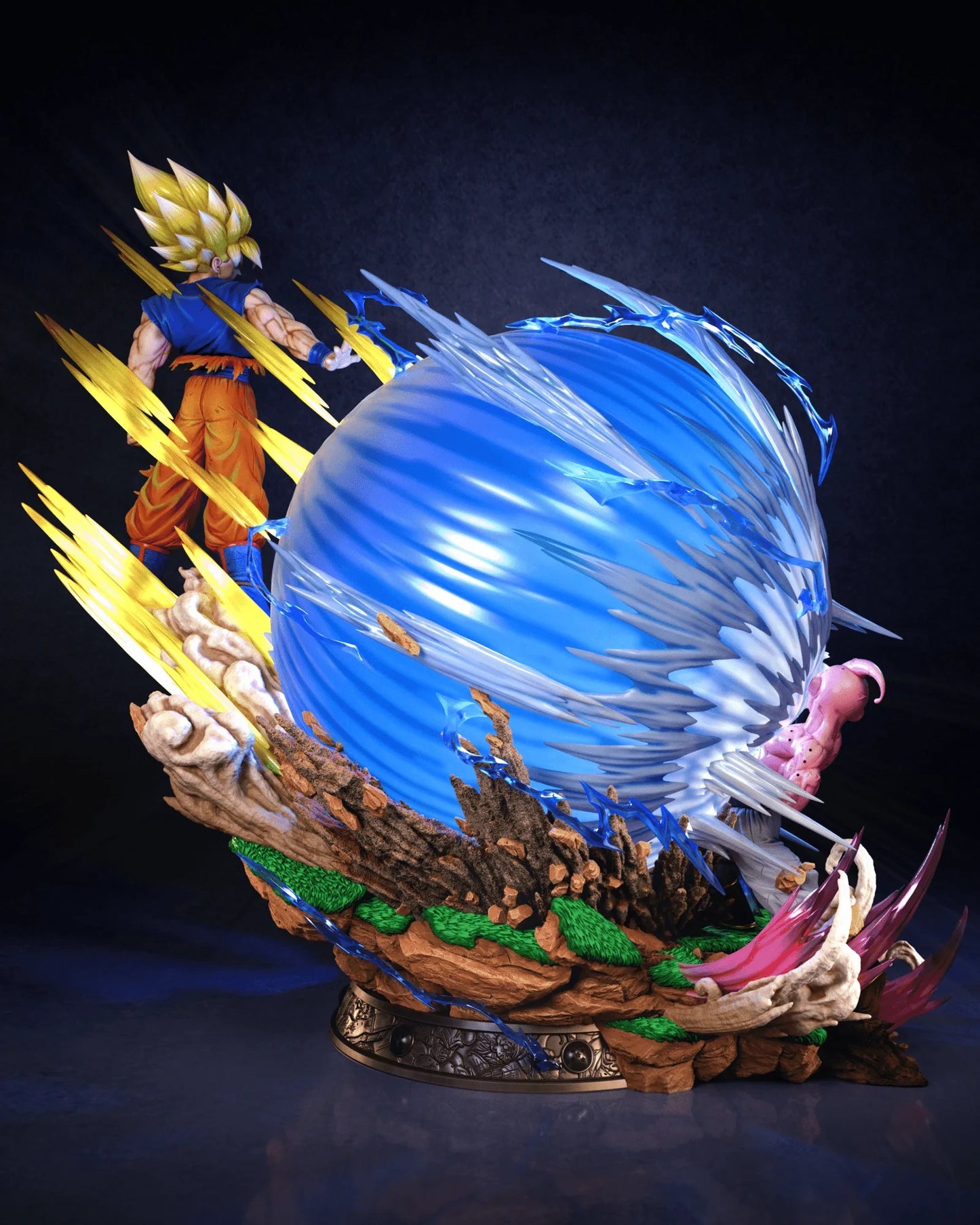 Preventa Resina Goku vs Kid Buu Figura Dragon Ball 1/4 KD Collectibles  Estudio