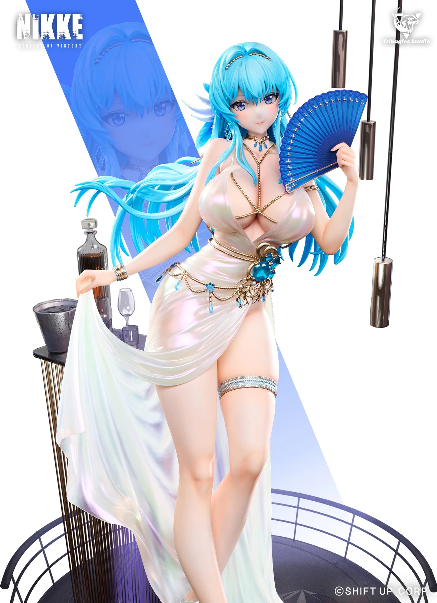 Preventa Resina Helm Figura Goddess Of Victory: Nikke  TriEagles (Licencia) Estudio