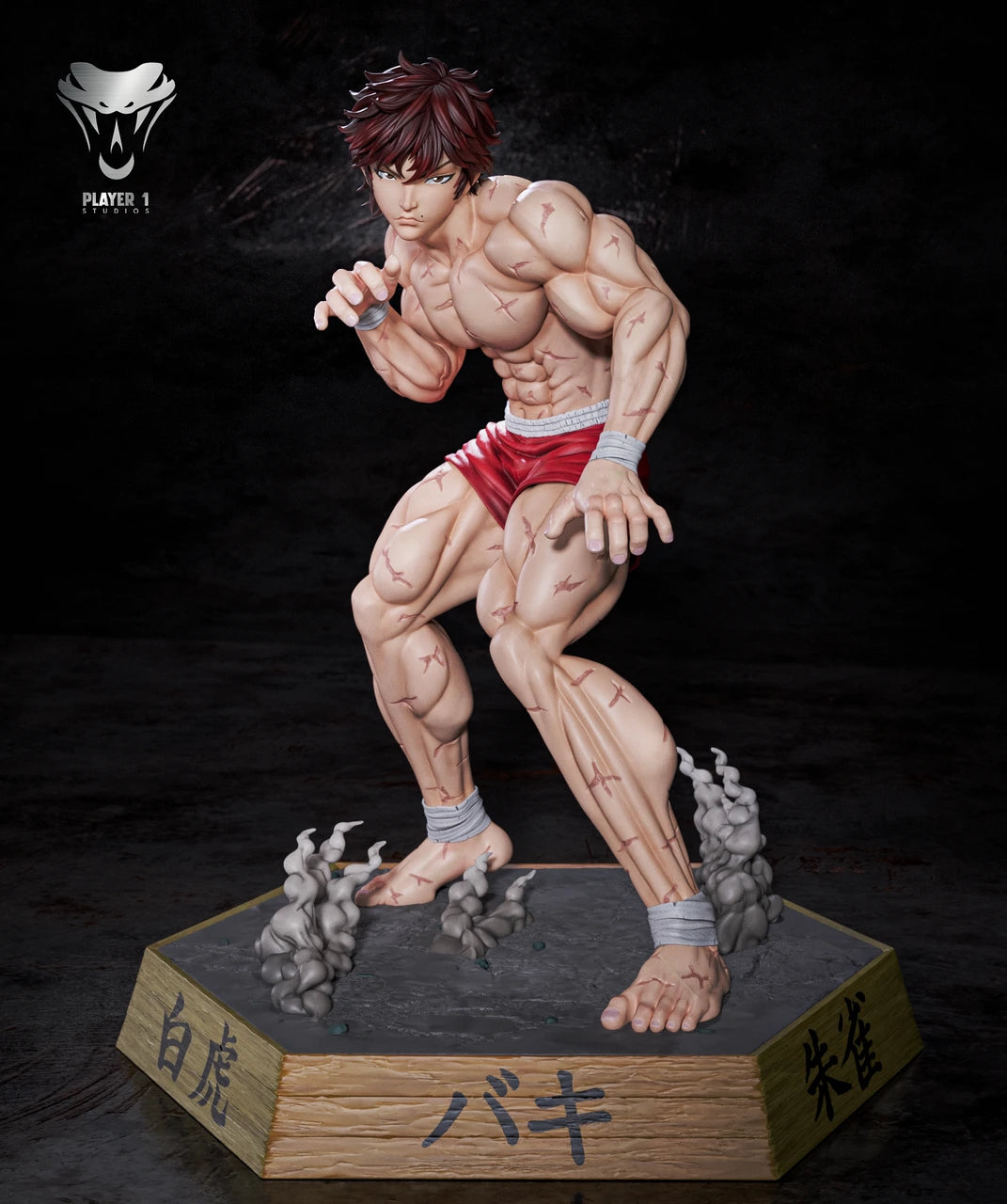 Preventa Resina Baki Hanma Figura Baki the Grappler  Player 1 Estudio