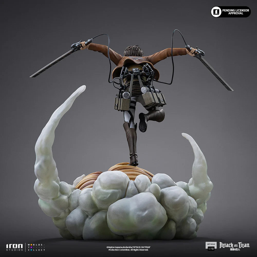 Preventa Resina Eren Jaeger Figura Attack On Titan Iron  Estudio