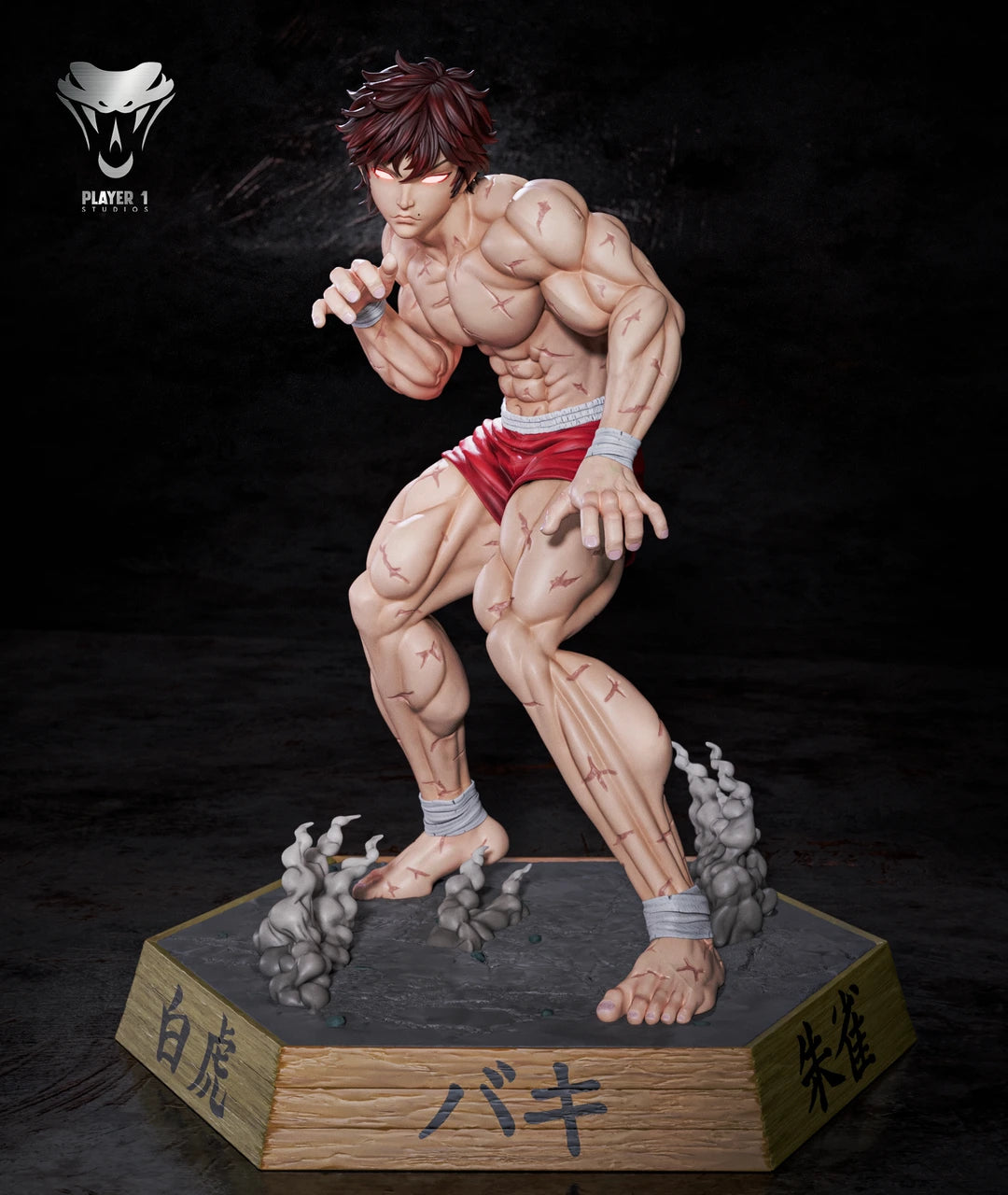 Preventa Resina Baki Hanma Figura Baki the Grappler  Player 1 Estudio