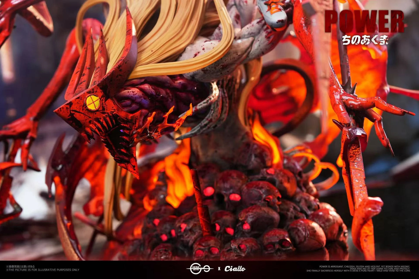 Preventa Resina Power Figura Chainsaw Man Hera x Ciallo Estudio