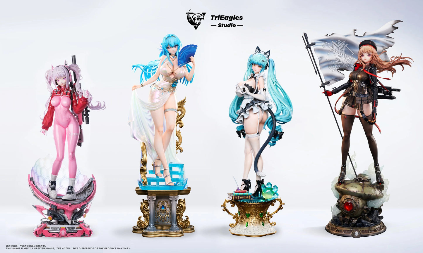 Preventa Resina Helm Figura Goddess Of Victory: Nikke  TriEagles (Licencia) Estudio