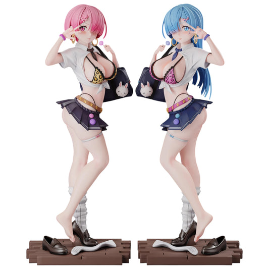 Preventa Resina Rem & Ram Figura Re:ZERO -Starting Life in Another World  Thistles and Thorns Estudio"