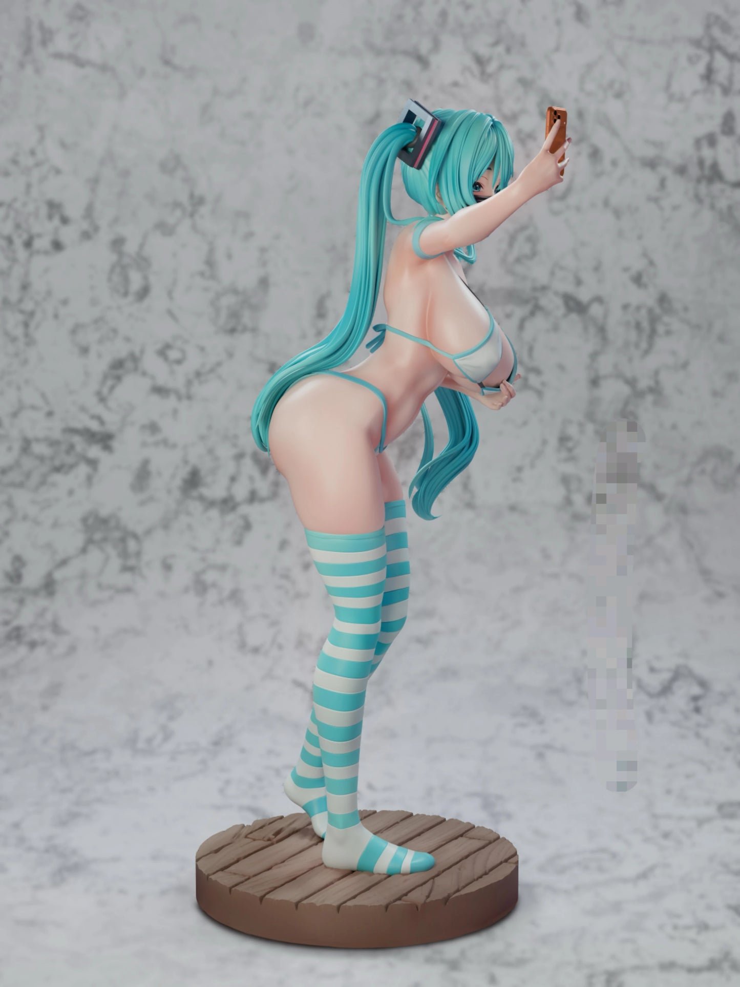Preventa Resina Hatsune Miku Figura Vocaloid Crown  Estudio