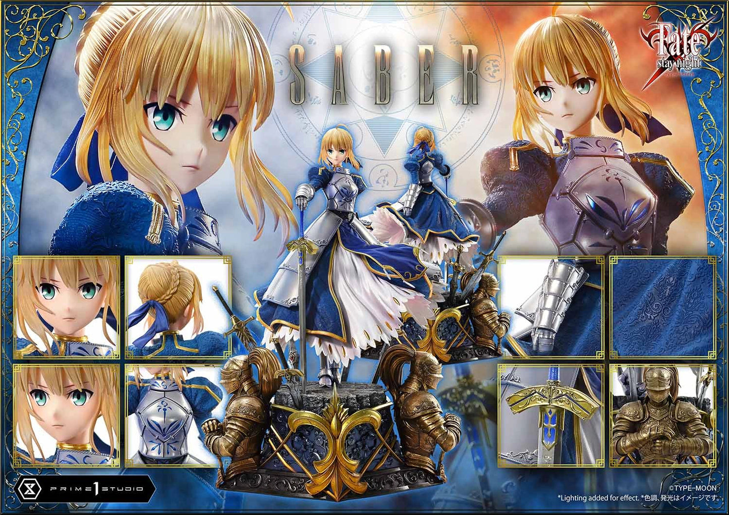 Preventa Resina Saber (Altria Pendragon) Figura Fate Stay/Night Prime 1 (Licencia) Estudio