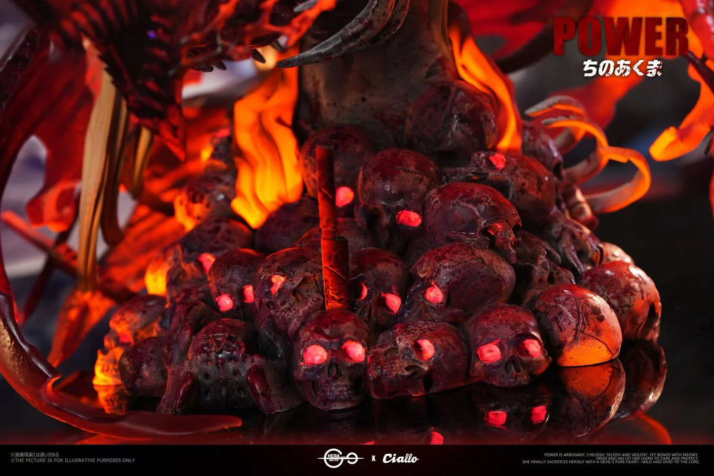 Preventa Resina Power Figura Chainsaw Man Hera x Ciallo Estudio