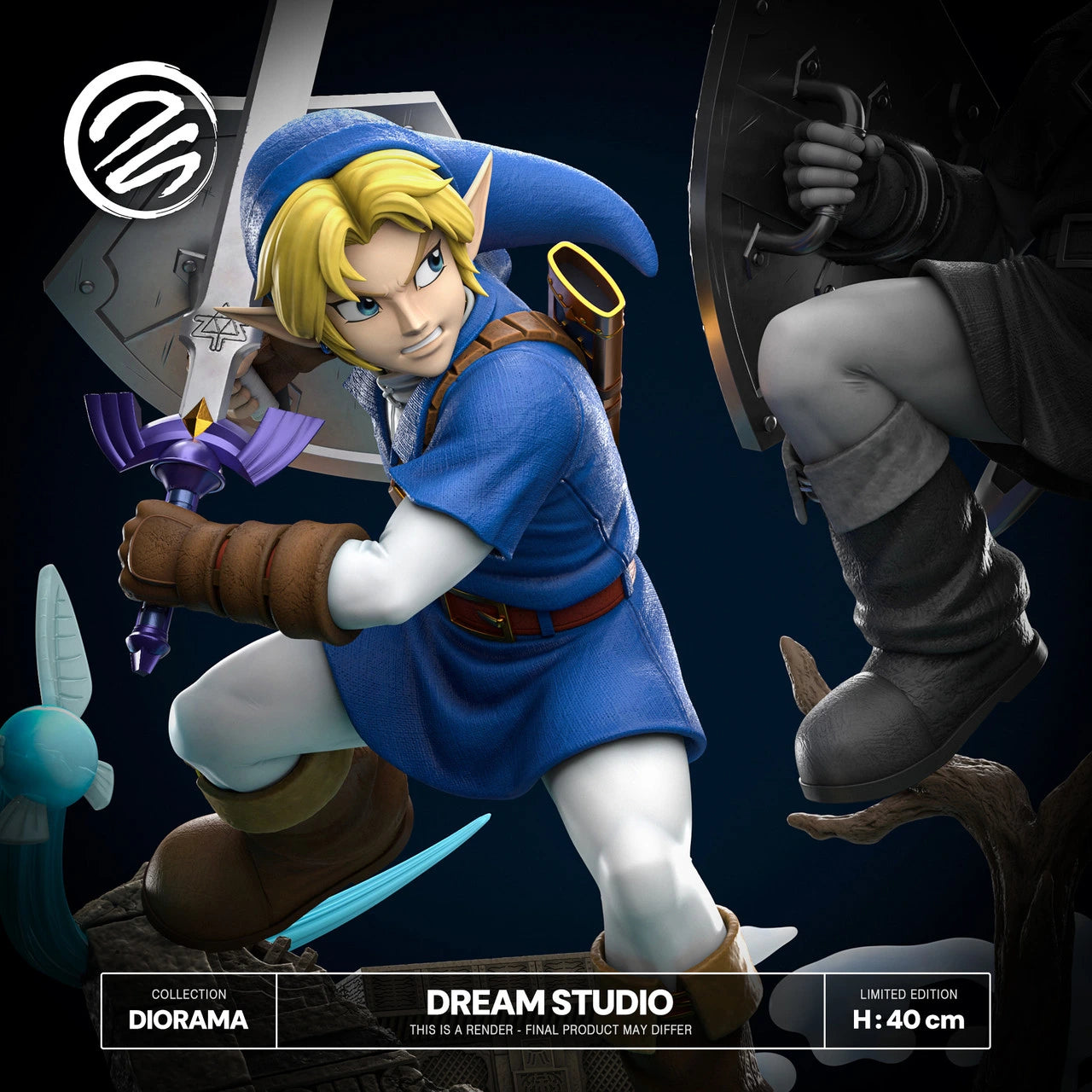 Preventa Resina Link vs Dark Link Figura The Legend Of Zelda: Ocarina of Time Dream Estudio