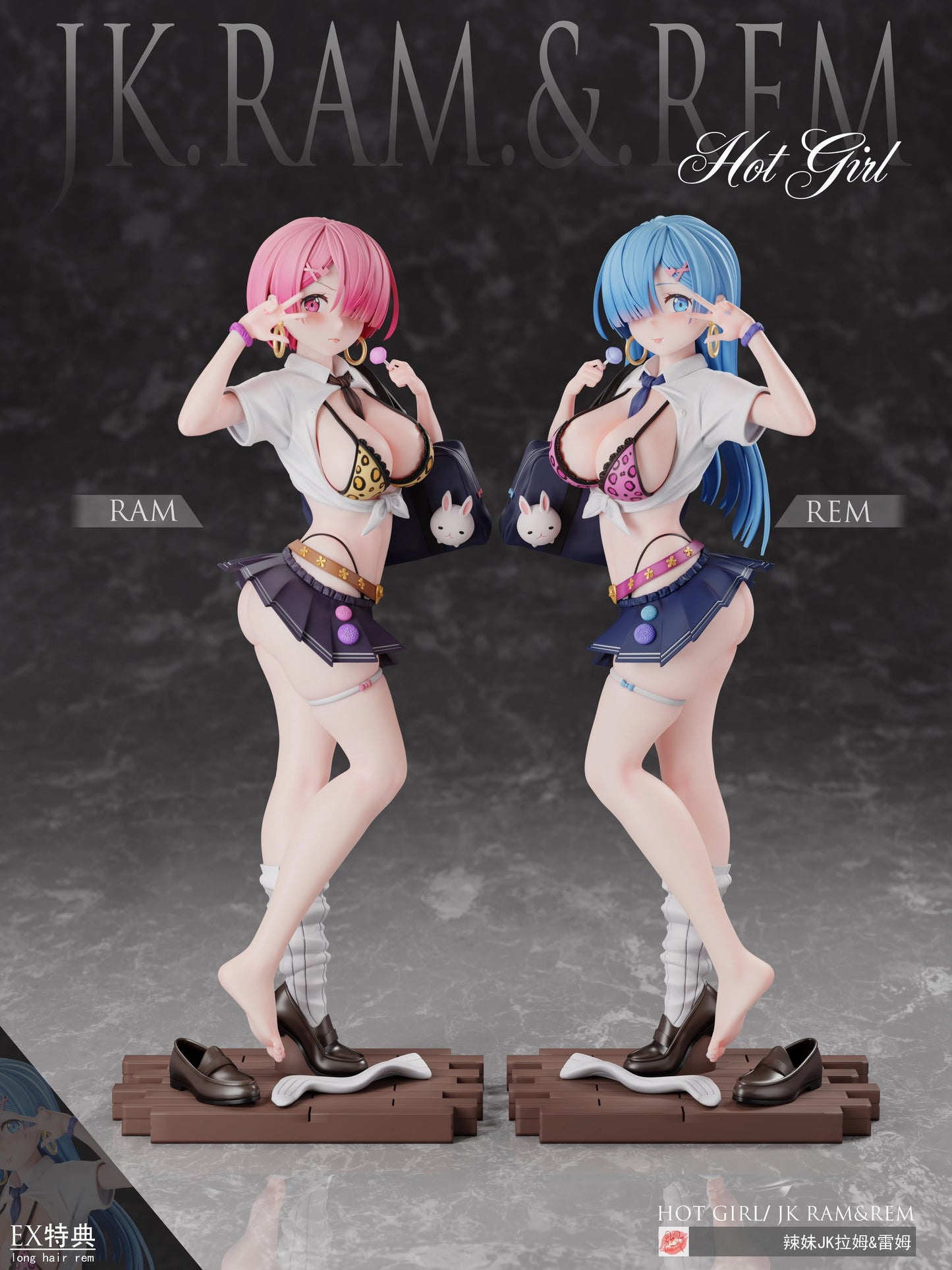 Preventa Resina Rem & Ram Figura Re:ZERO -Starting Life in Another World  Thistles and Thorns Estudio"