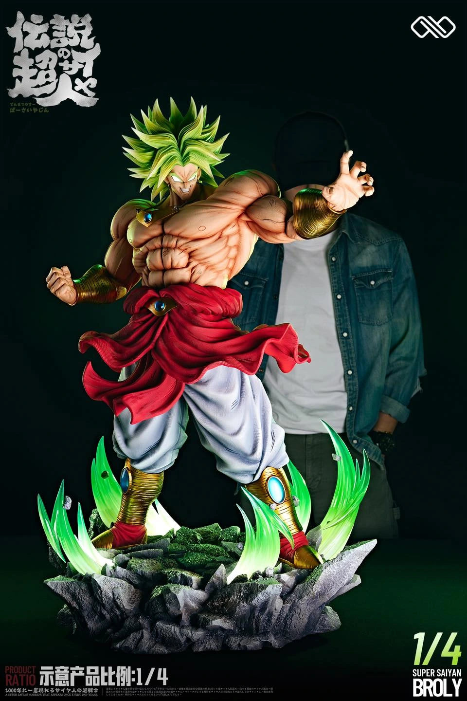 Preventa Resina Broly Figura Dragon Ball Infinity Estudio