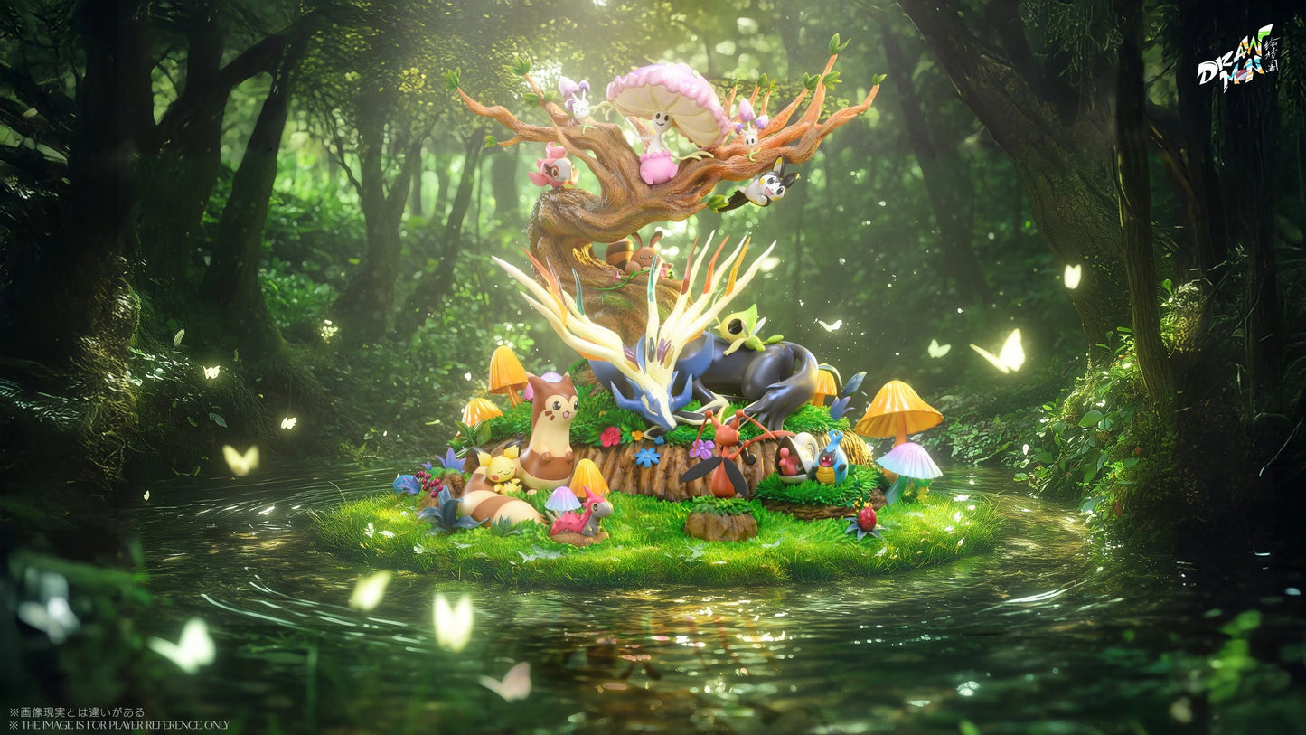 Preventa Resina Xerneas Figura Pokémon Drawmon Estudio