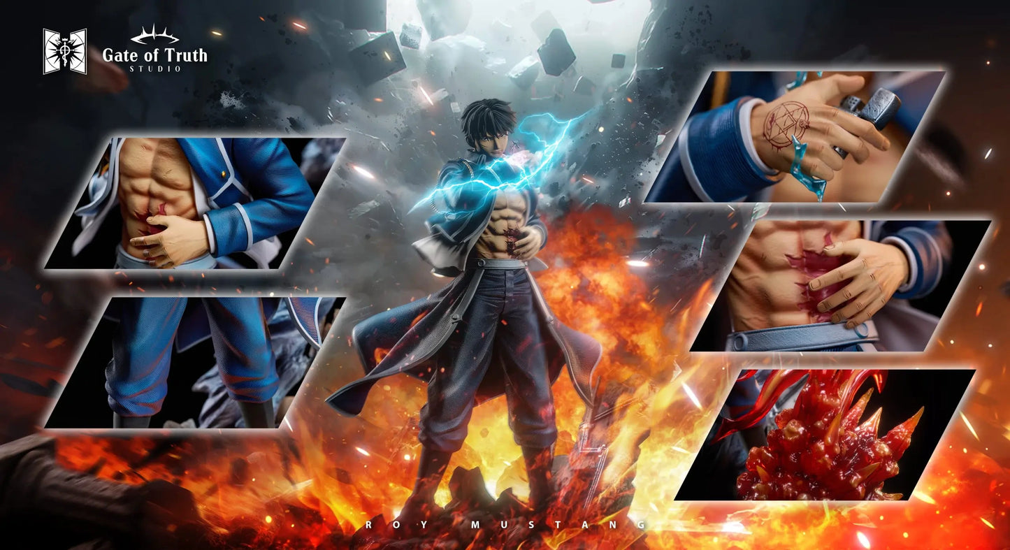 Preventa Resina Roy Mustang Figura Full Metal Alchemist Gaate of Truth Estudio