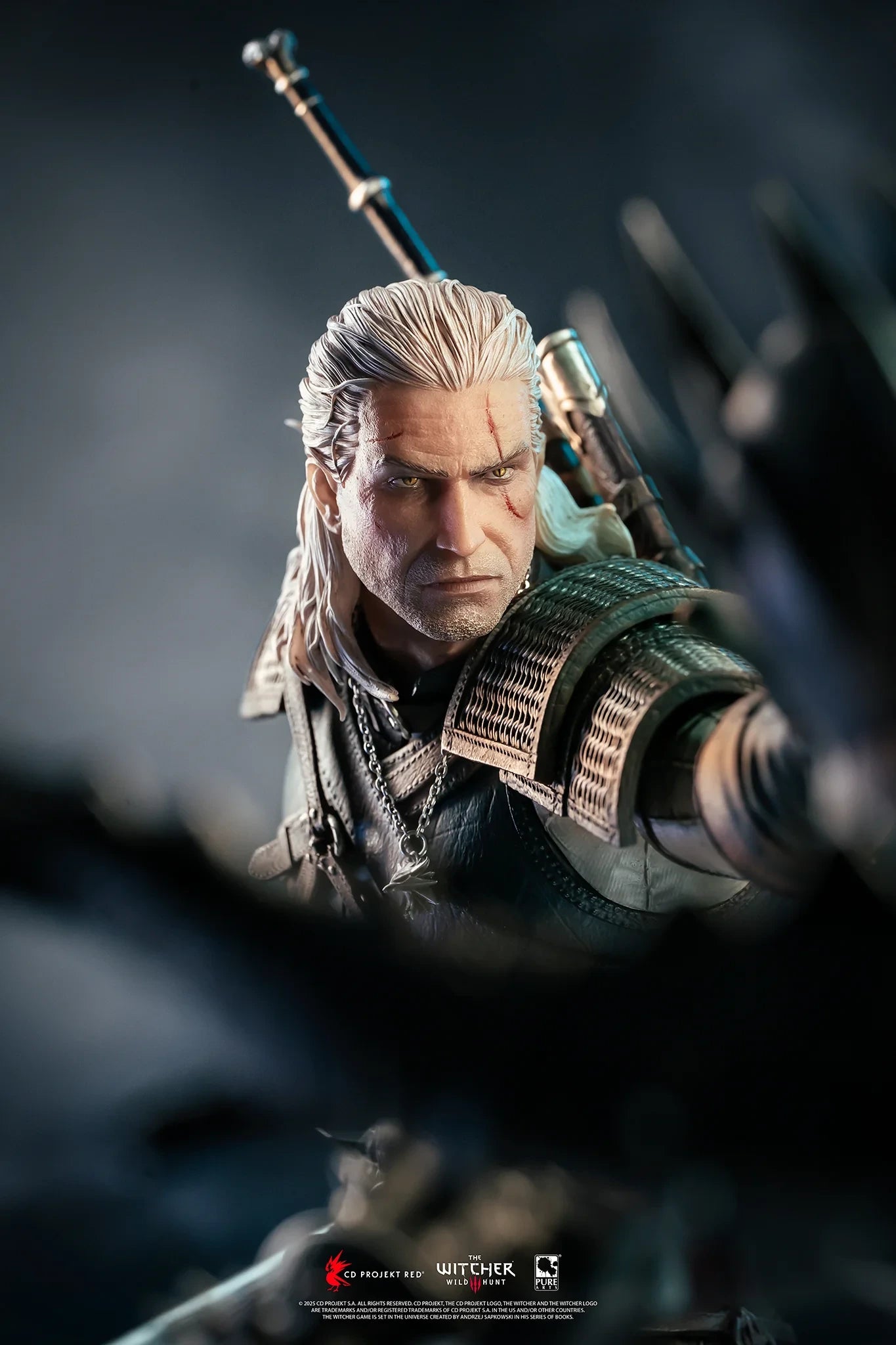 Preventa Resina Geralt vs Eredin Figura The Witcher 3 Pure Arts (Licencia) Estudio