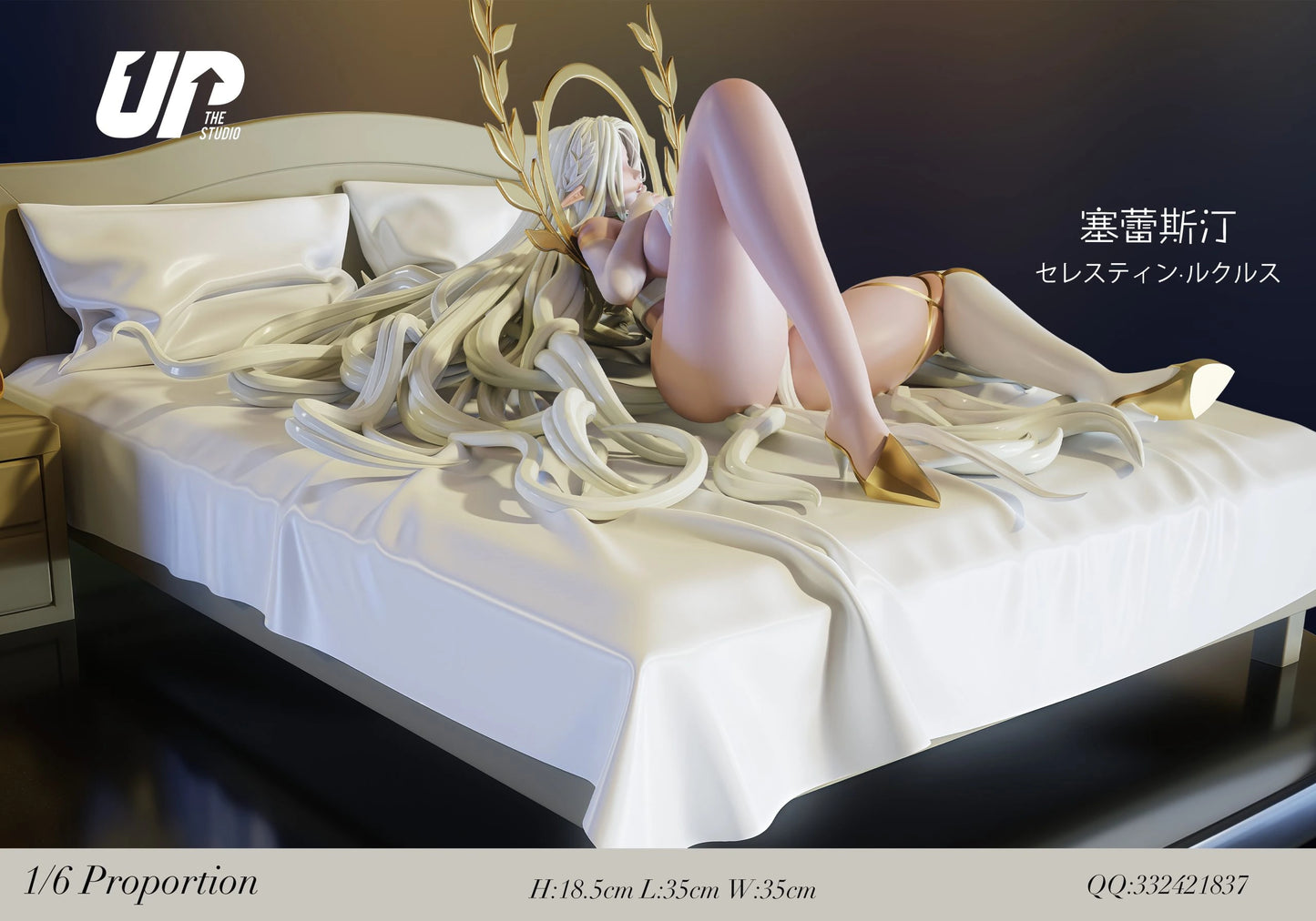 Preventa Resina Celestine Lucross Figura Kuroinu UP Estudio