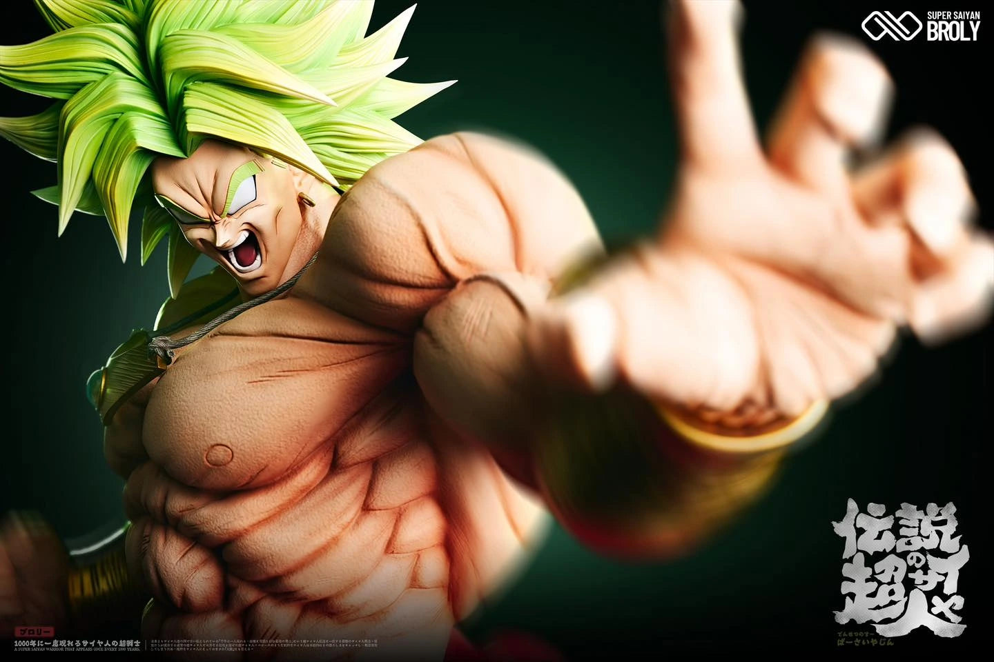 Preventa Resina Broly Figura Dragon Ball Infinity Estudio