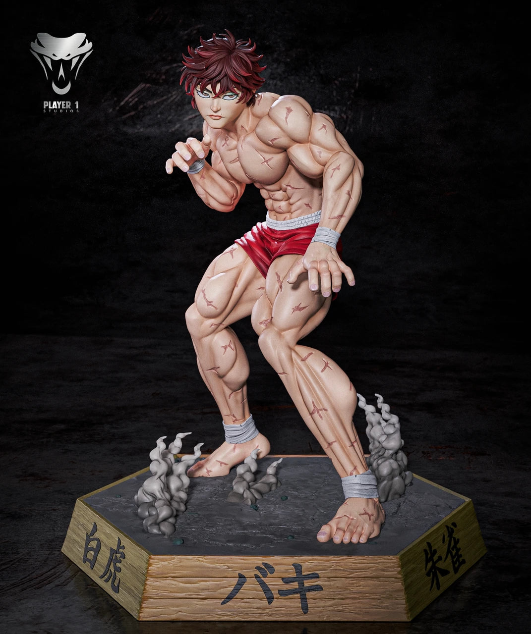 Preventa Resina Baki Hanma Figura Baki the Grappler  Player 1 Estudio