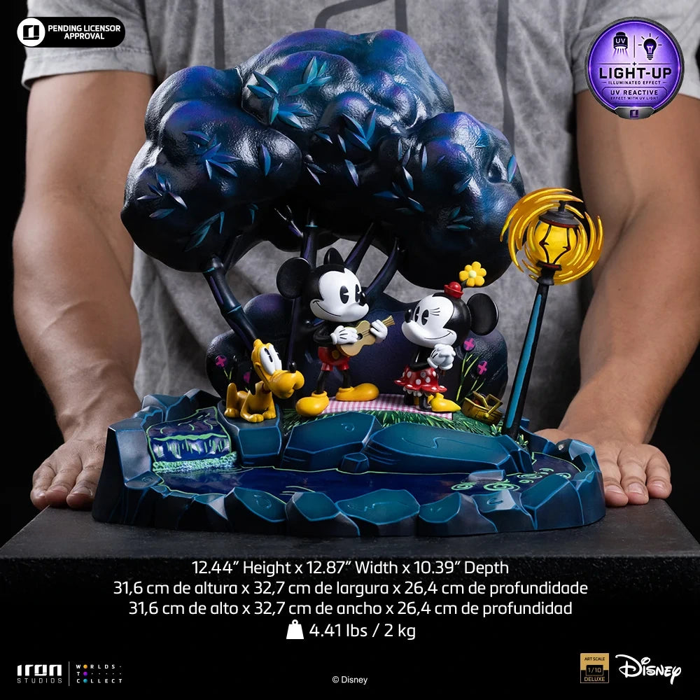 Preventa Resina Mickey, Minnie and Pluto Figura Disney Classic 1/6 Iron Estudio (Licencia)