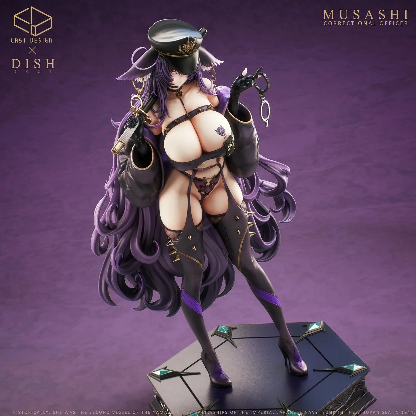 Preventa Resina Musashi Figura Azur Lane Cast Design Estudio