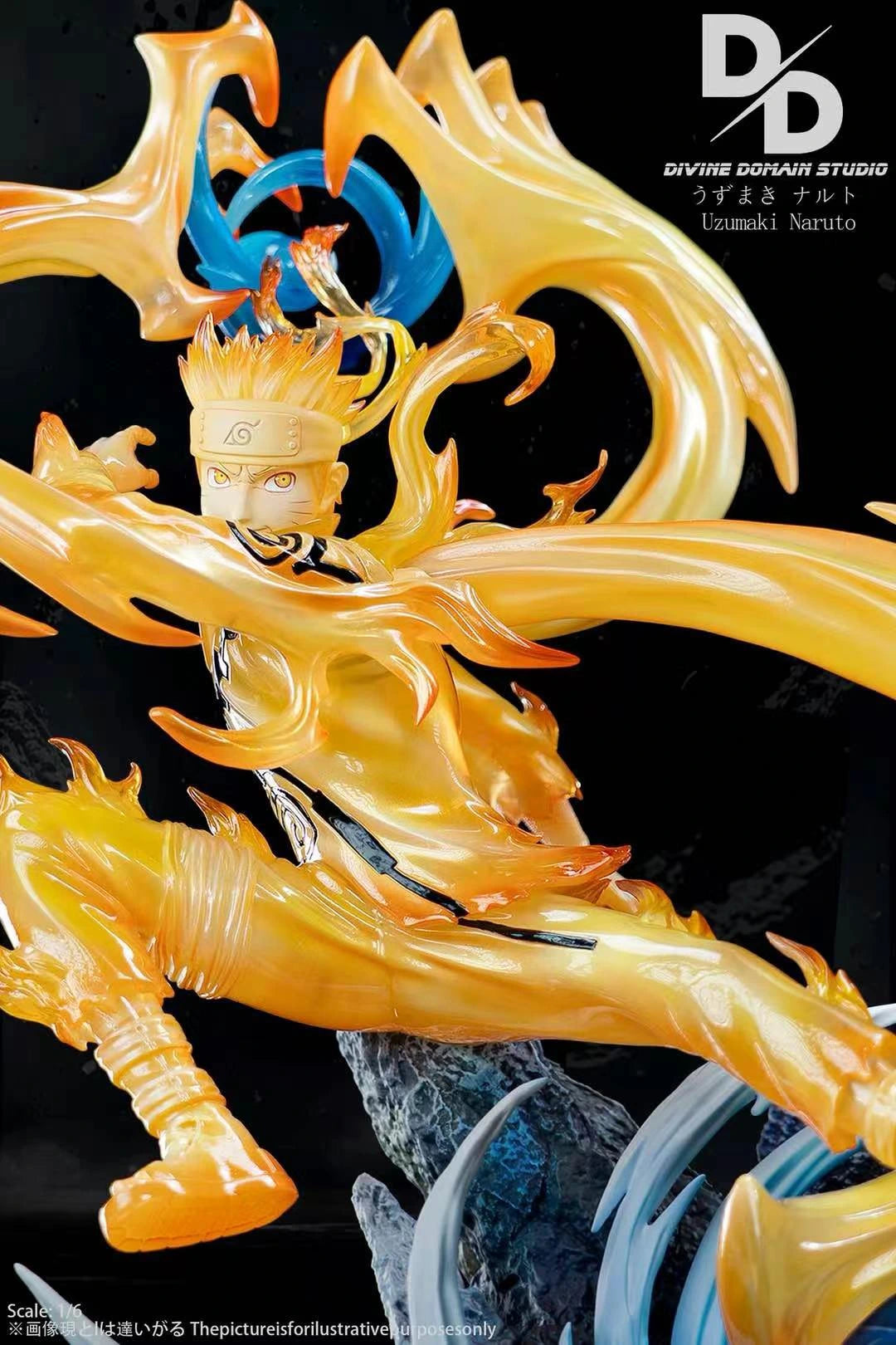 Preventa Resina Uzumaki Naruto Figura Naruto 1/6 Divine Domain Estudio