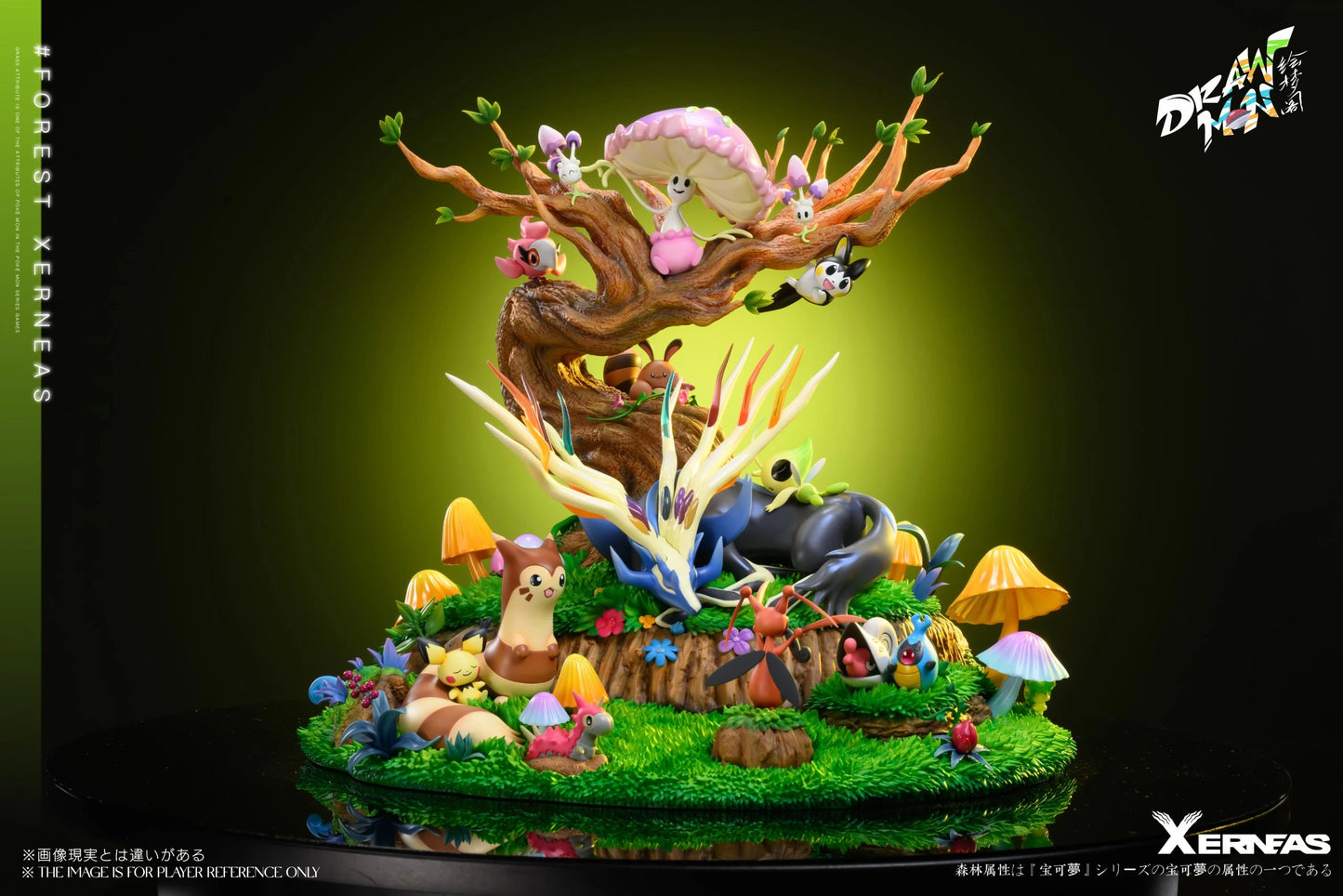 Preventa Resina Xerneas Figura Pokémon Drawmon Estudio