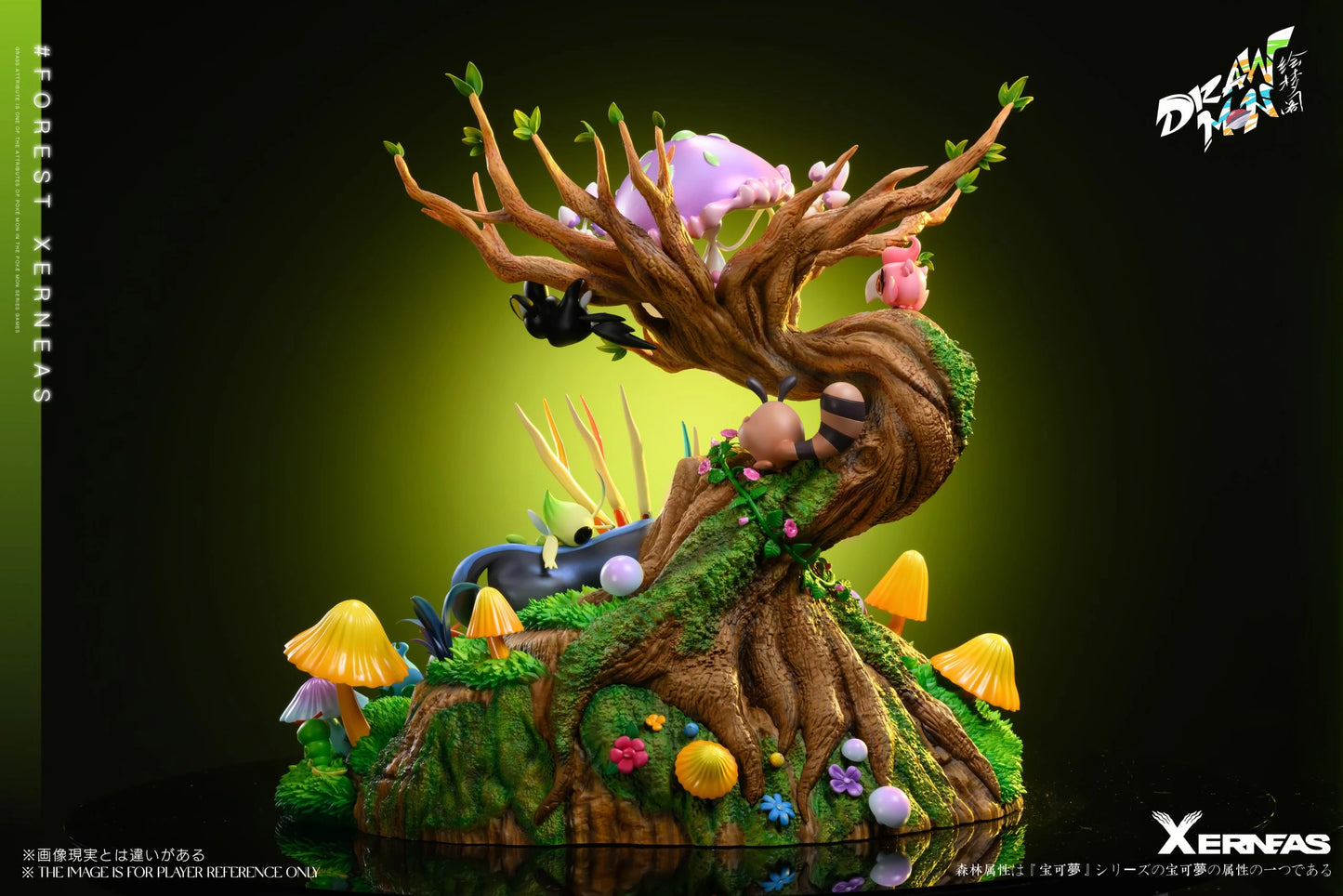 Preventa Resina Xerneas Figura Pokémon Drawmon Estudio