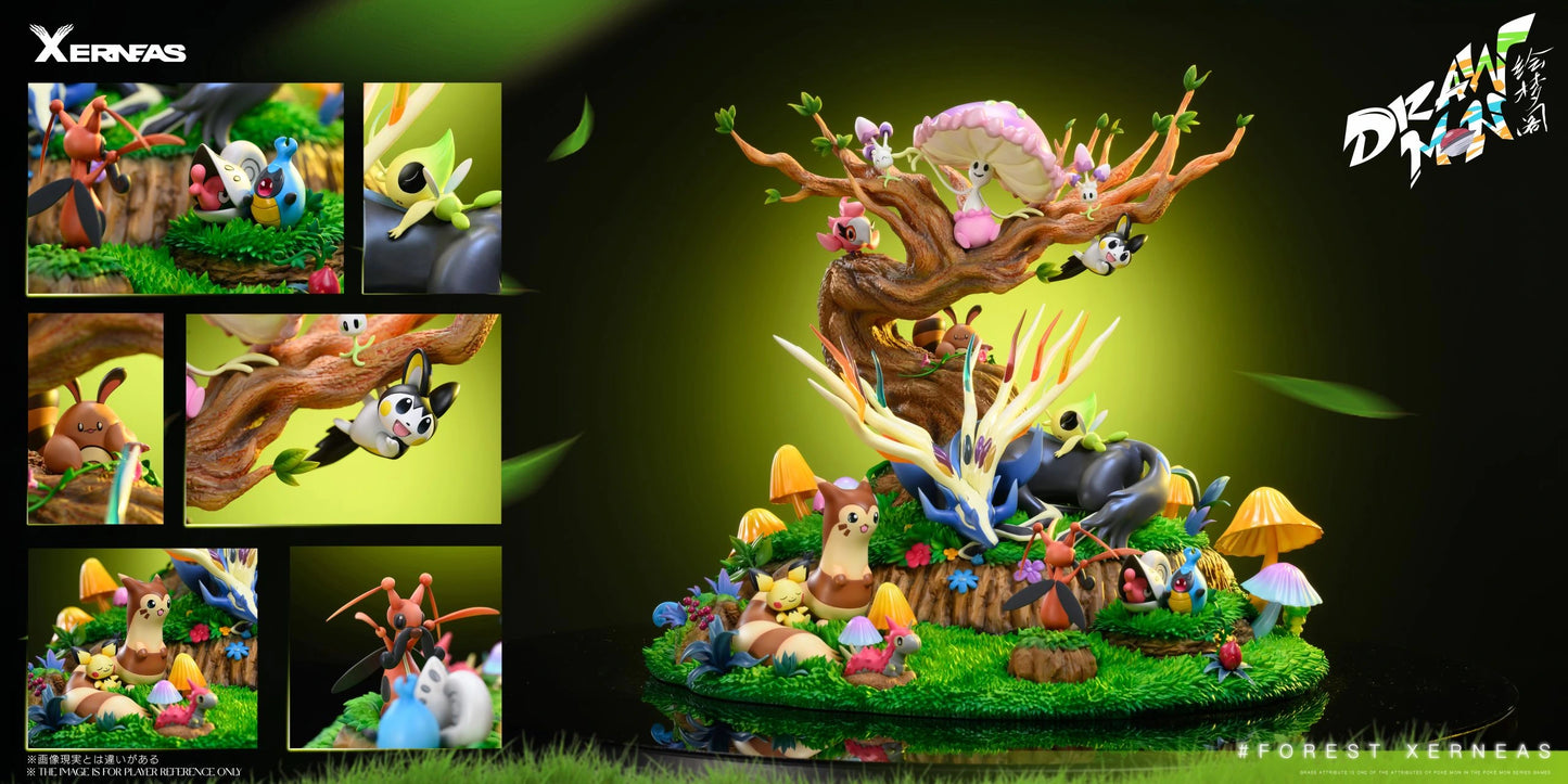 Preventa Resina Xerneas Figura Pokémon Drawmon Estudio