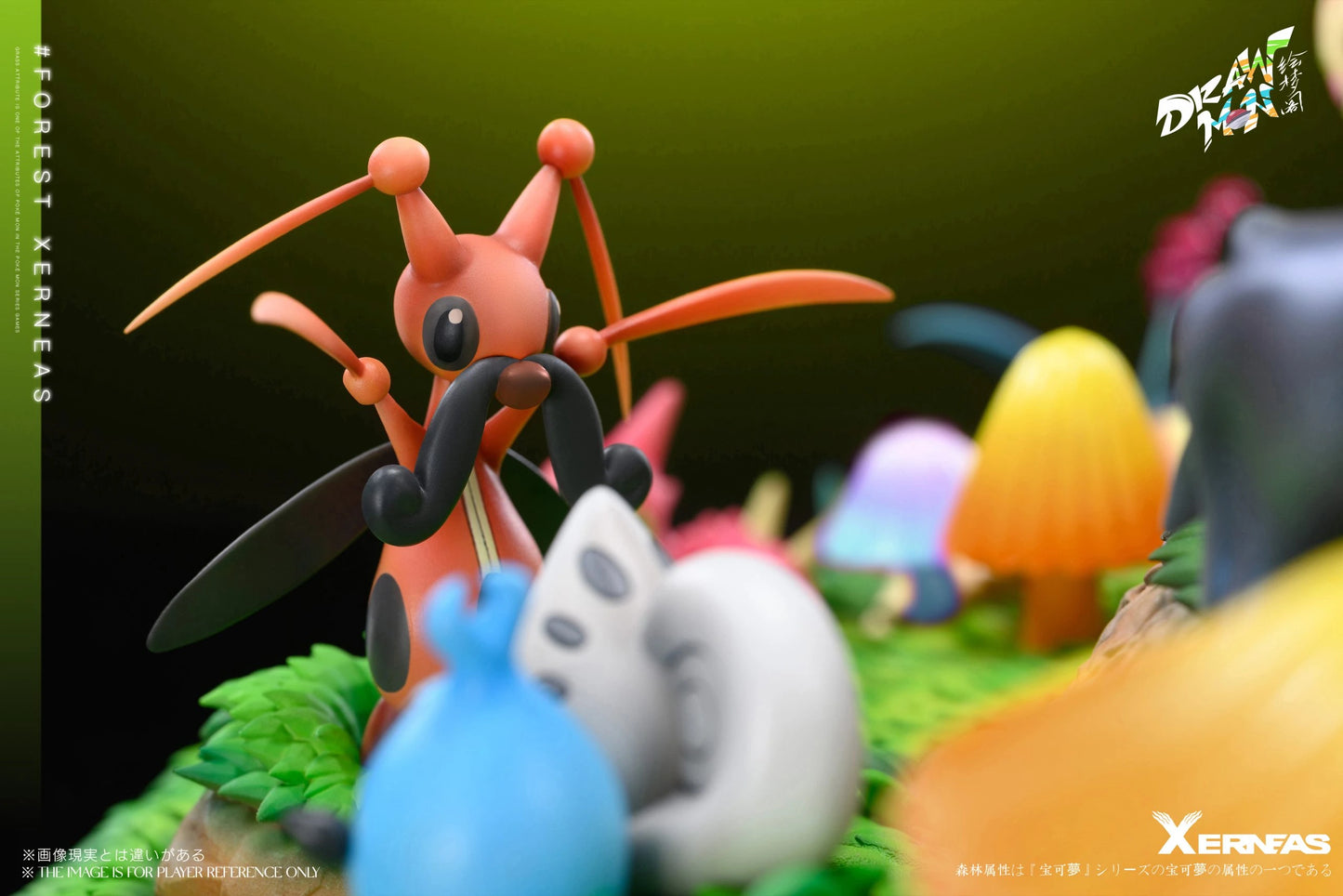 Preventa Resina Xerneas Figura Pokémon Drawmon Estudio