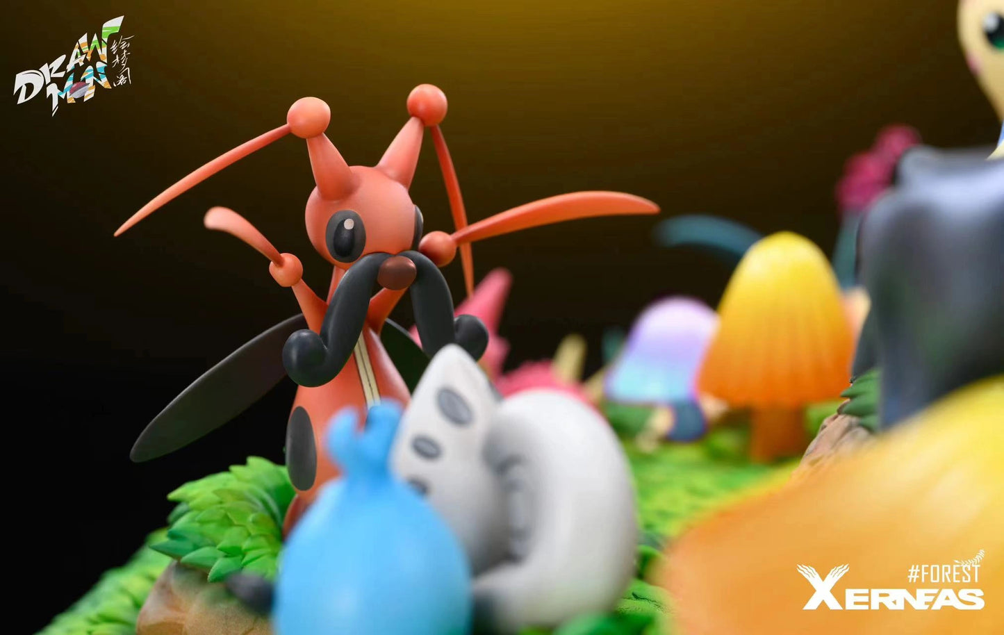 Preventa Resina Xerneas Figura Pokémon Drawmon Estudio
