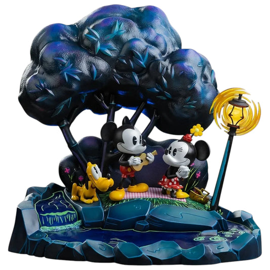 Preventa Resina Mickey, Minnie and Pluto Figura Disney Classic 1/6 Iron Estudio (Licencia)