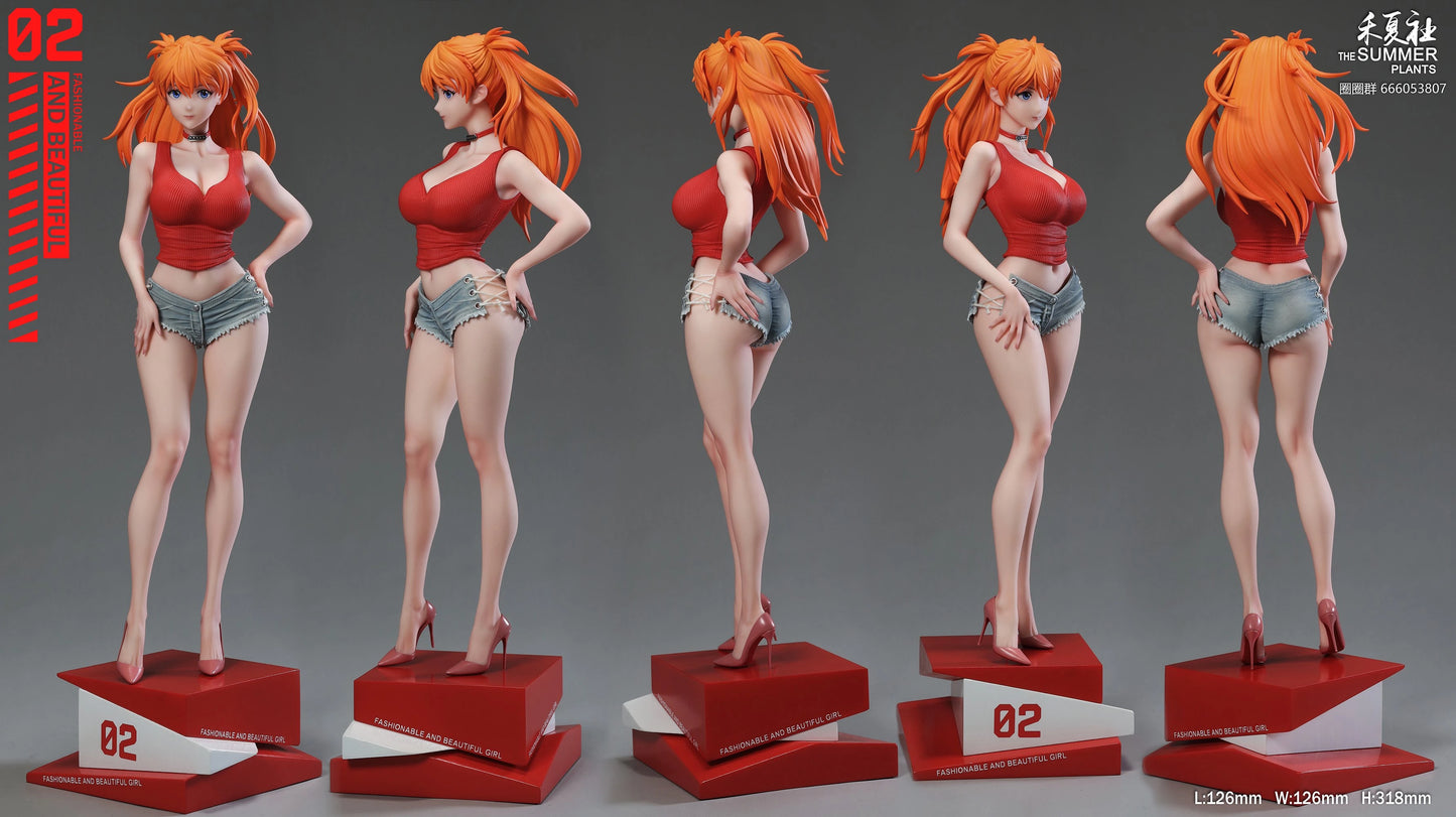 Preventa Resina Asuka Figura Evangelion The Summer Plants Estudio