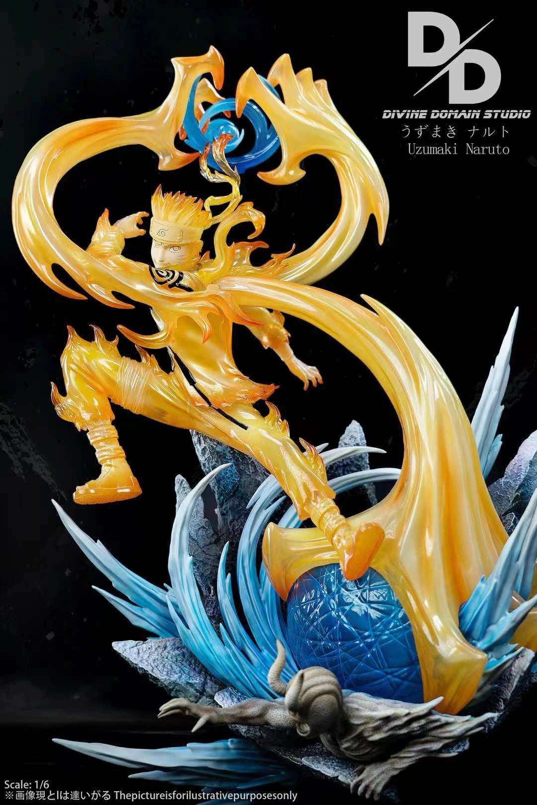 Preventa Resina Uzumaki Naruto Figura Naruto 1/6 Divine Domain Estudio