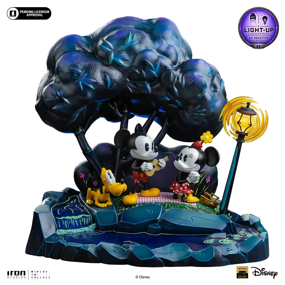 Preventa Resina Mickey, Minnie and Pluto Figura Disney Classic 1/6 Iron Estudio (Licencia)