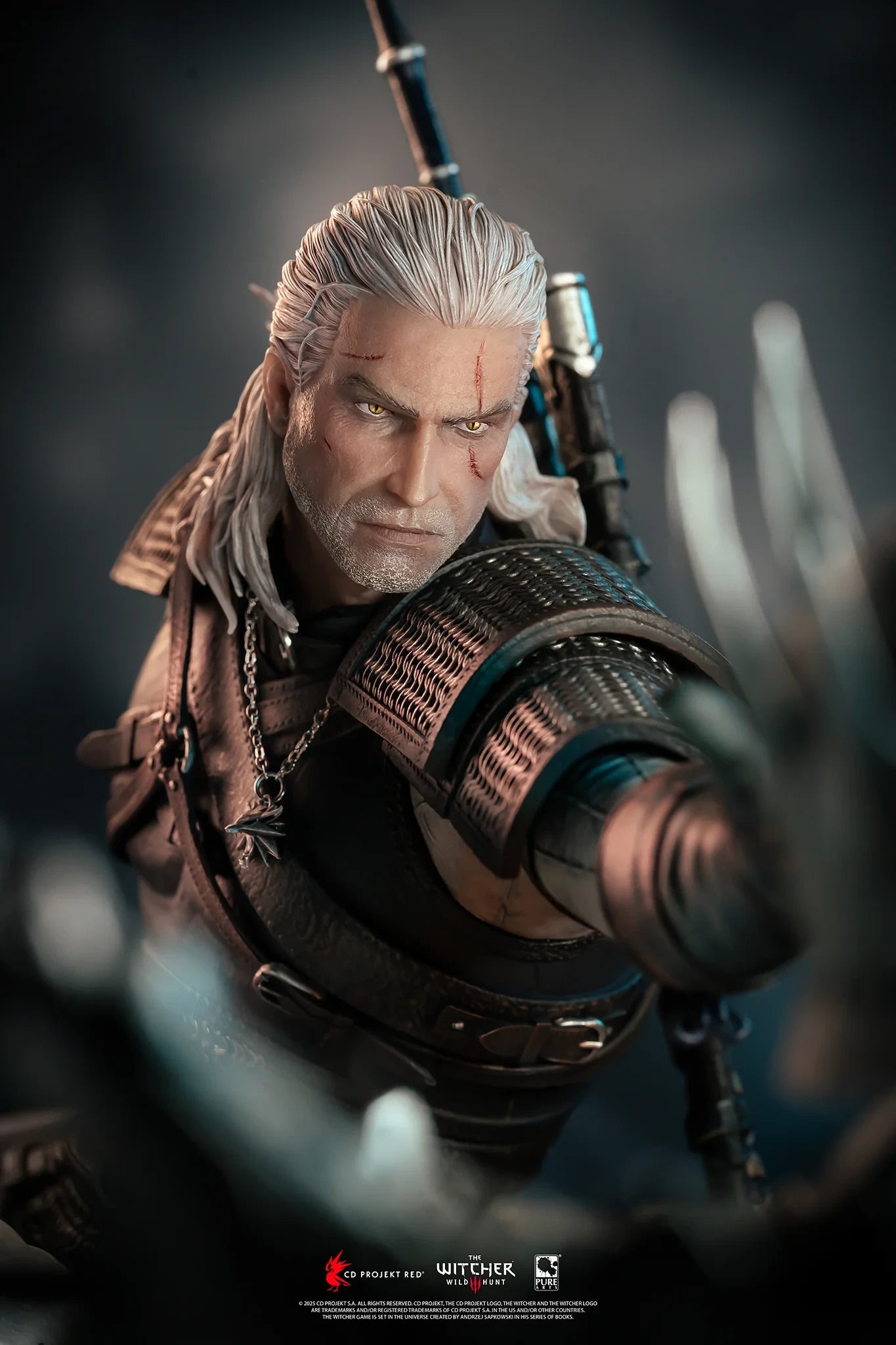 Preventa Resina Geralt vs Eredin Figura The Witcher 3 Pure Arts (Licencia) Estudio