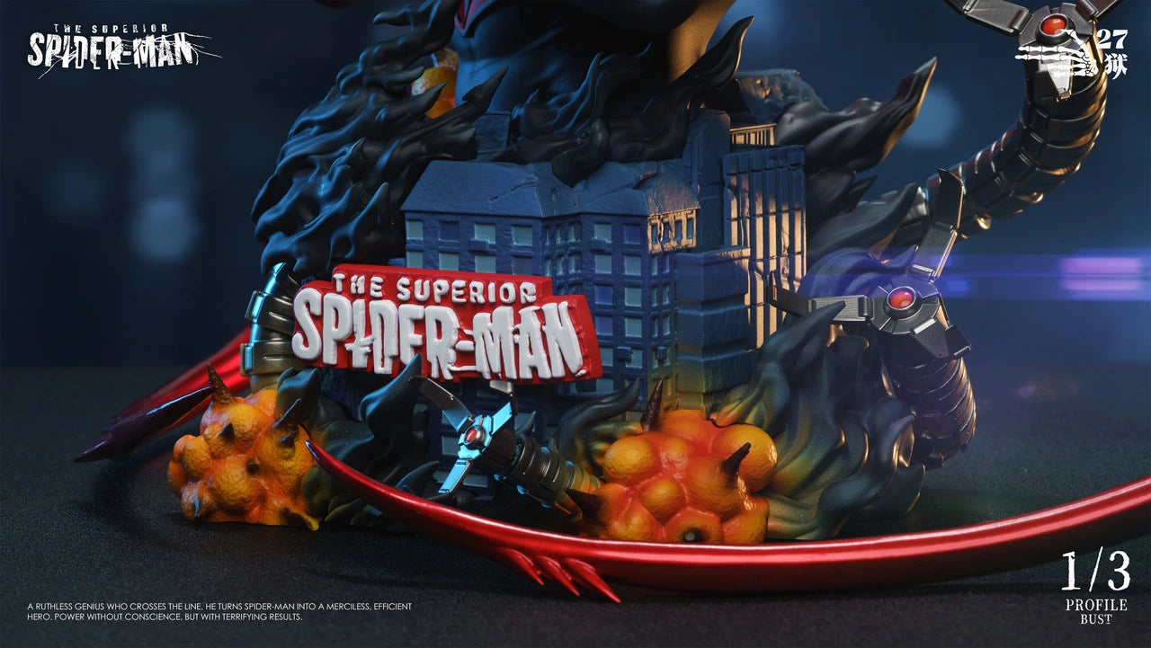 Preventa Resina Superior Spider-Man Figura Marvel Comics 1/6 27Abyss Estudio