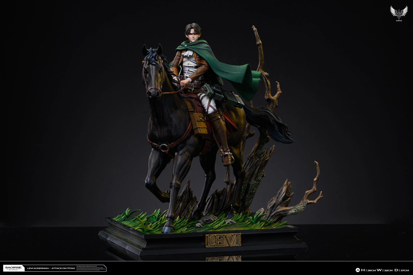 Preventa Resina Levi Ackermaan Figura Attack On Titan Saoirse Estudio