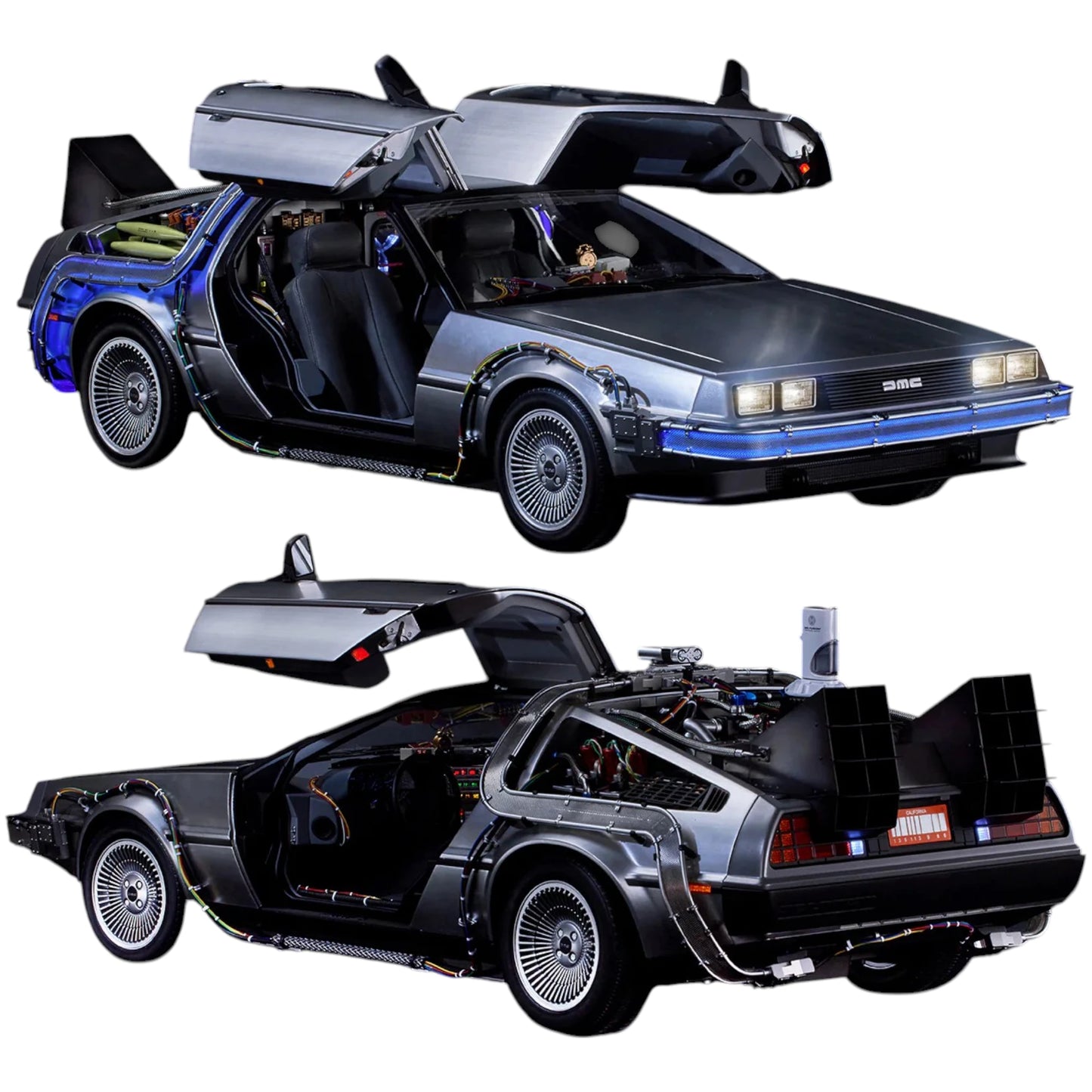 Preventa Resina Máquina del tiempo DeLorean Figura Volver al Futuro II  Blitzway (Licencia) Estudio