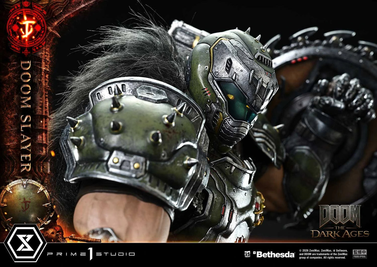 "Preventa Resina Doom Slayer  Figura DOOM: The Dark Ages   Prime 1 (Licencia) Estudio"