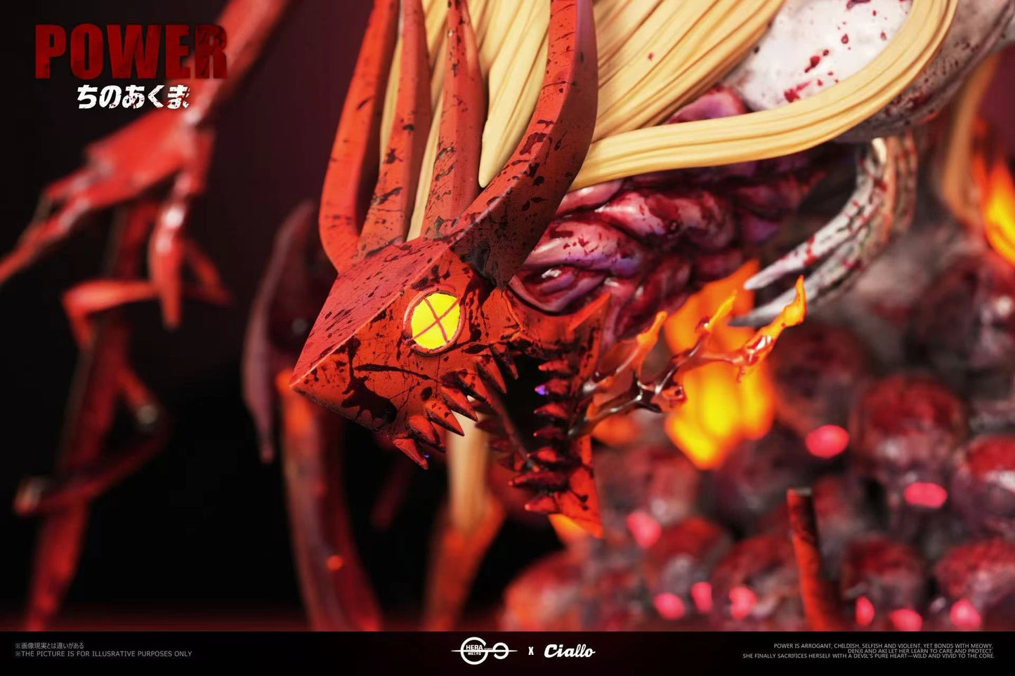 Preventa Resina Power Figura Chainsaw Man Hera x Ciallo Estudio