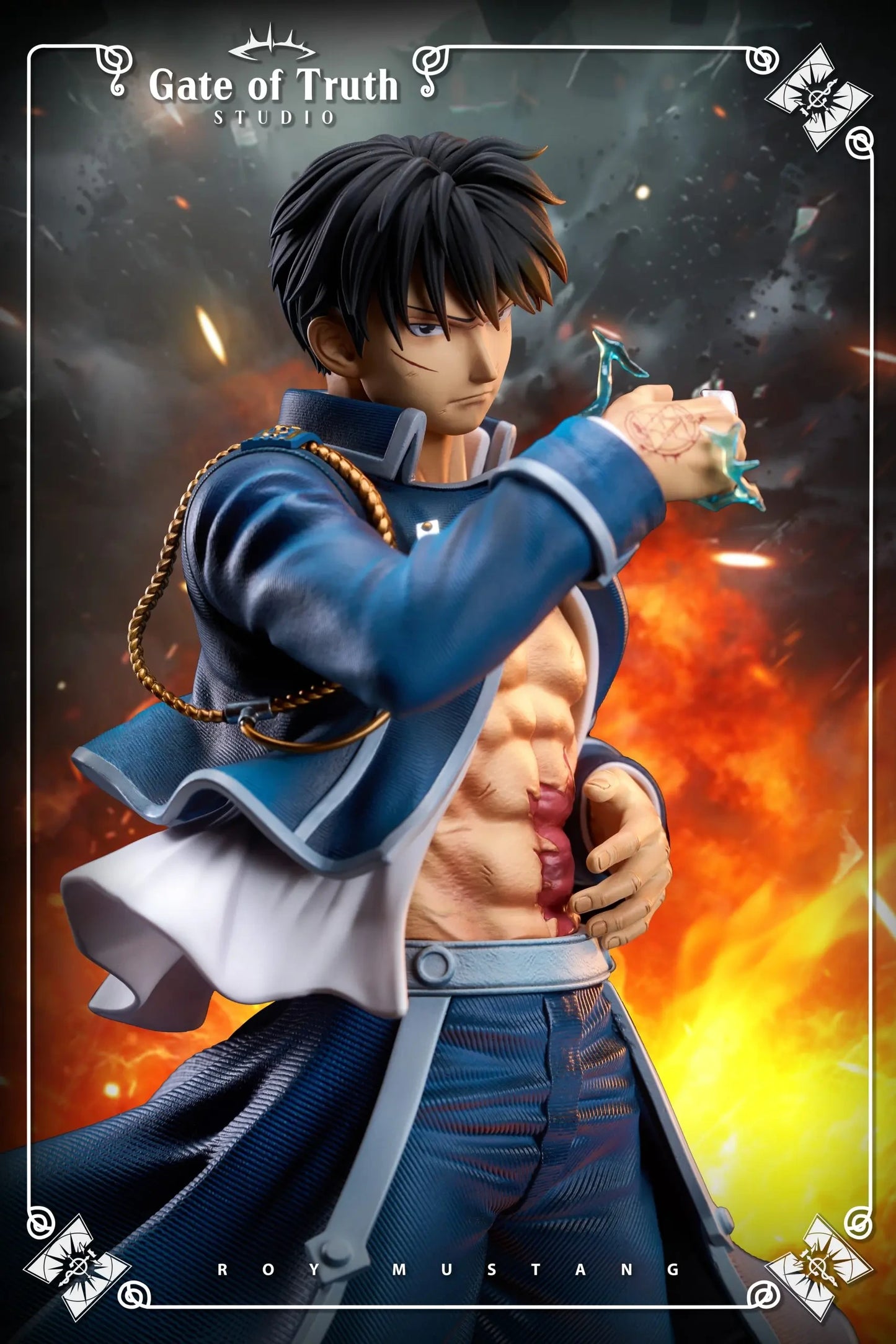 Preventa Resina Roy Mustang Figura Full Metal Alchemist Gaate of Truth Estudio