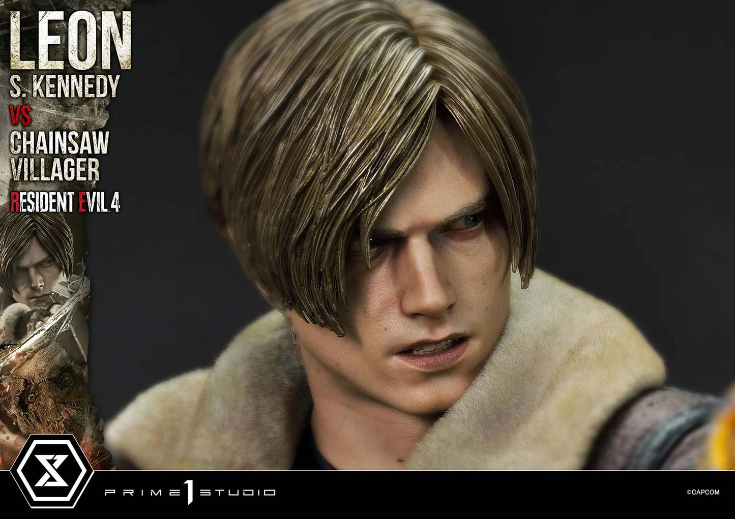 Preventa Resina Leon S. kennedy vs Doctor Salvador Figura Resident Evil 4 Prime 1 (Licencia) Estudio