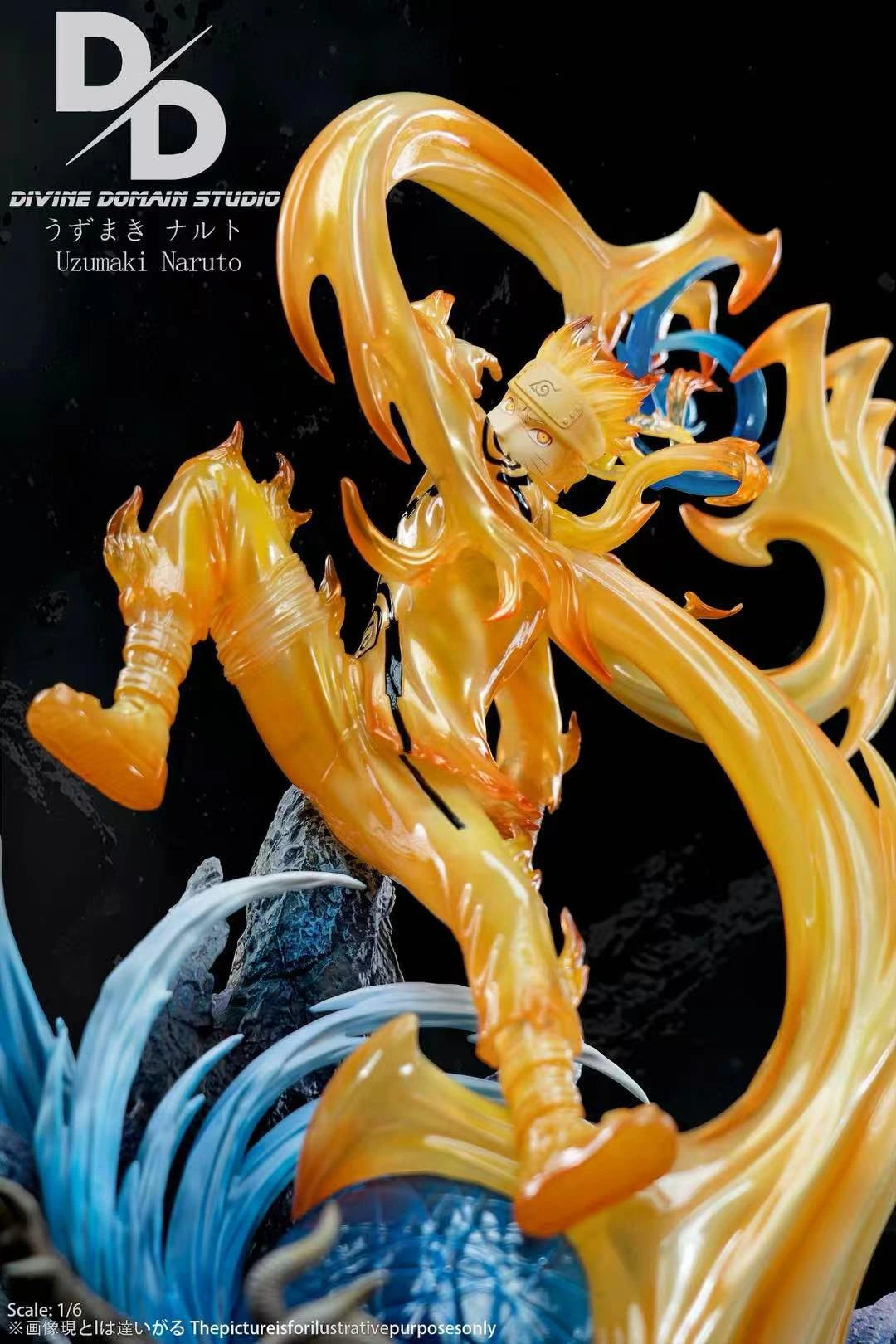 Preventa Resina Uzumaki Naruto Figura Naruto 1/6 Divine Domain Estudio