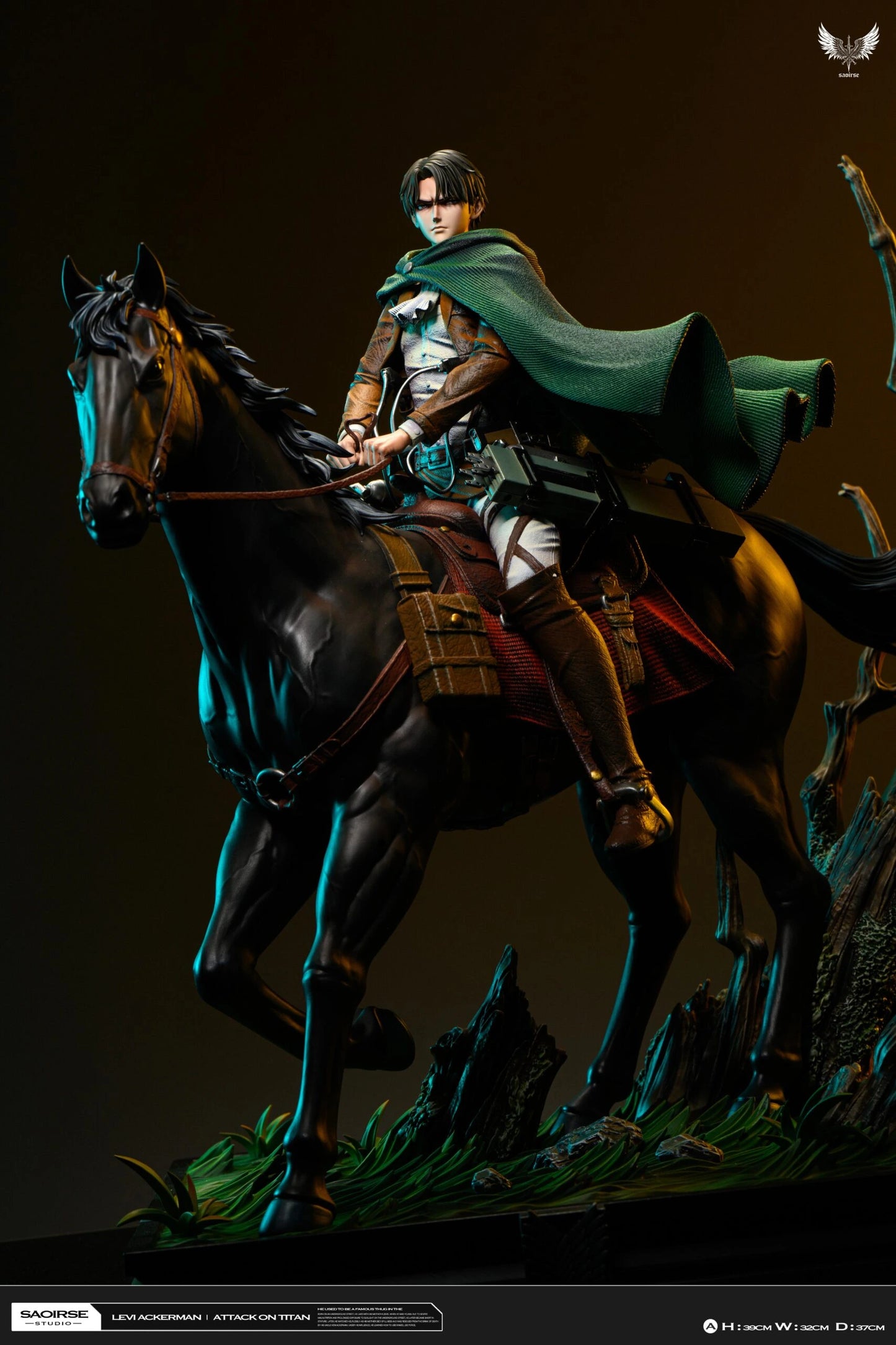 Preventa Resina Levi Ackermaan Figura Attack On Titan Saoirse Estudio